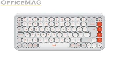 Клавиатура Logitech Pop Icon Keys - White - US INT'L - BT - N/A - INTNL-973