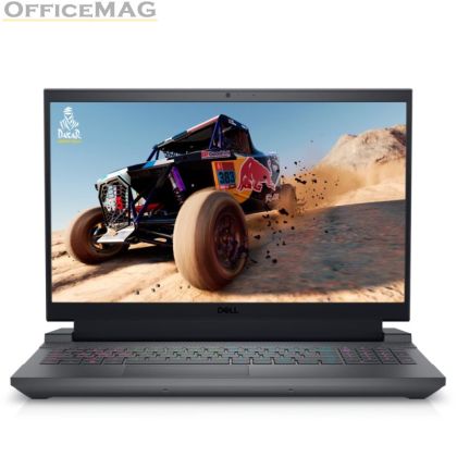 Лаптоп Dell G15 5530, Intel Core i7-13650HX (24 MB cache, 14 core, up to 4.90 GHz), 15.6" FHD (1920x1080) 165Hz, 3ms, sRGB-100%, 16GB, 2x8GB, DDR5, 4800MHz, 512GB SSD PCIe M.2, GeForce RTX 4050 6GB GDDR6, Wi-Fi 6, BT, Cam & Mic, Backlit Kbd, Win 11 Home,