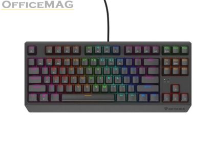 Клавиатура Genesis Gaming Keyboard Thor 230 TKL Lite US Rainbow Mechanical Outemu Red Black Hot Swap