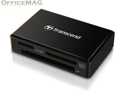 Четец за карти Transcend All-in-1 Multi Memory Card Reader, USB 3.0/3.1 Gen 1, Black