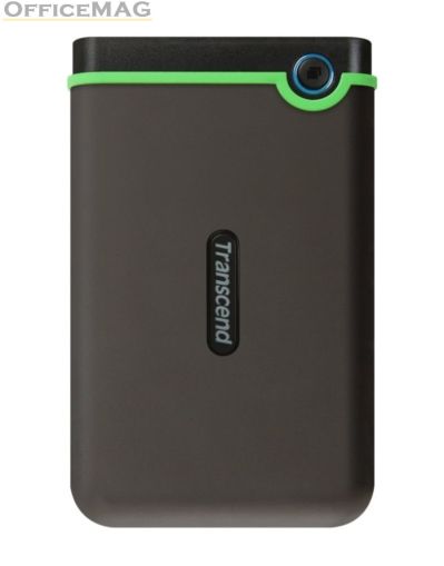 Твърд диск Transcend 1TB, 2.5" Portable HDD, StoreJet M3, Iron Gray, Slim