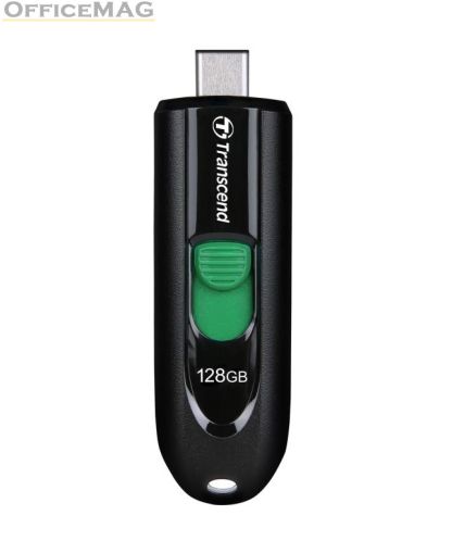 Памет Transcend 128GB, USB3.2, Pen Drive, Type-C, Capless, Black