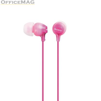 Слушалки Sony Headset MDR-EX15LP pink