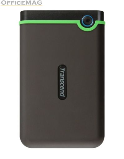 Твърд диск Transcend 2TB, 2.5" Portable HDD, StoreJet M3, Iron Gray, Slim