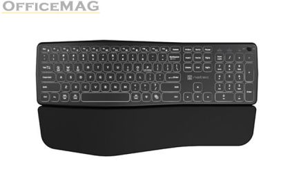 Клавиатура Natec wireless bluetooth keyboard PORIFERA x-scissors, backlit ergonomic us layout