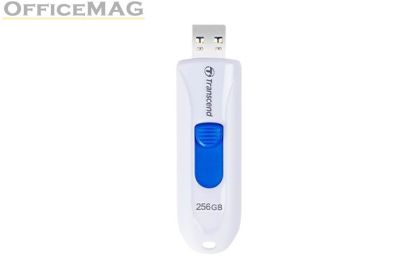 Памет Transcend 256GB, USB3.1, Pen Drive, Capless, White