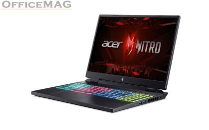 Лаптоп Acer Nitro 16 AN16-51-79NL, Intel Core i7-13700H (3.70GHz up to 5.00GHz, 24MB), 16" Acer ComfyView WQXGA (2560x1600) IPS 165Hz, 16GB DDR5 RAM, 1TB SSD M.2 PCIe Gen4 SSD, NVIDIA GeForce RTX 4050 6GB, NO OS