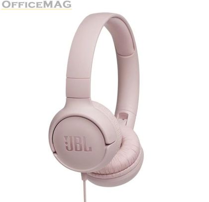 Слушалки JBL T500 PINK HEADPHONES