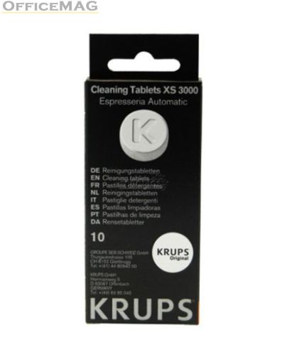 Аксесоар Krups XS300010, Cleaning tablets espresso machines