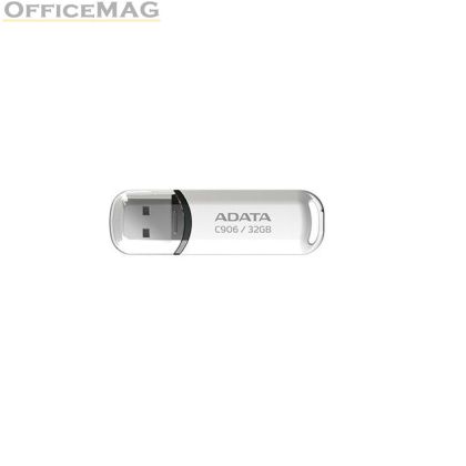 Памет ADATA C906 32GB USB 2.0 White