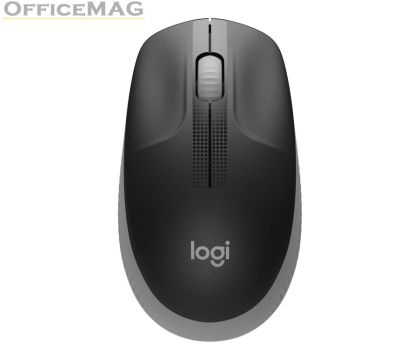 Мишка Logitech M190 Full-size wireless mouse - MID GREY - 2.4GHZ - N/A - EMEA - M190