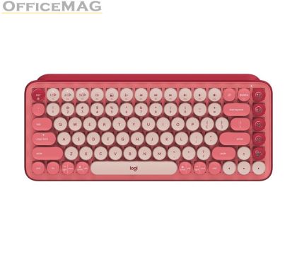 Клавиатура Logitech POP Keys Wireless Mechanical Keyboard With Emoji Keys - HEARTBREAKER_ROSE - US INT'L - INTNL