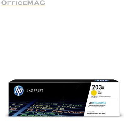 Консуматив HP 203X Original Yellow LaserJet Toner Cartridge