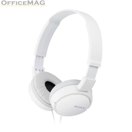 Слушалки Sony Headset MDR-ZX110AP white