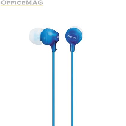 Слушалки Sony Headset MDR-EX15LP blue