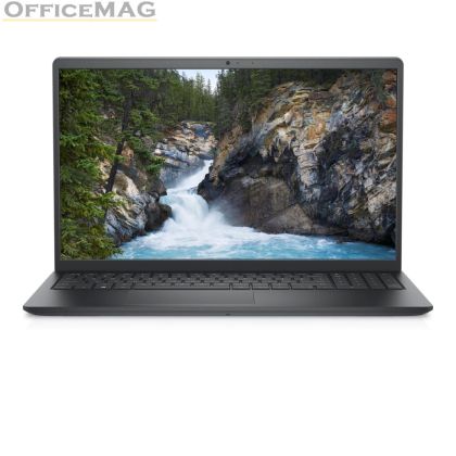 Лаптоп Dell Vostro 3510, Intel Core i5-1135G7 (8MB Cache, up to 4.2 GHz), 15.6" FHD (1920x1080) WVA AG, HD Cam, 8GB, 3200MHz DDR4, 512GB M.2 PCIe NVMe SSD, Intel UHD, 802.11ac, BT, BG KB, Ubuntu, Black, 3Y Pro S