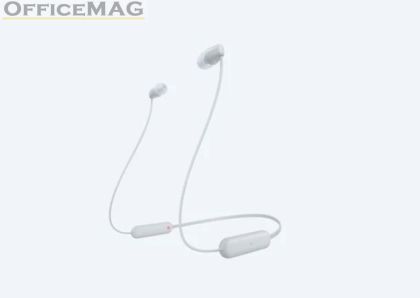 Слушалки Sony Headset WI-C100, white