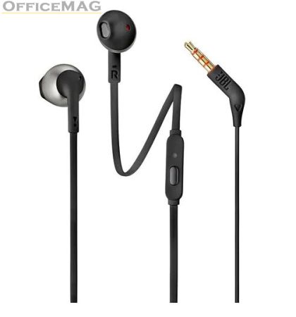 Слушалки JBL T205 BLK In-ear headphones