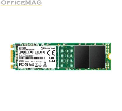 Твърд диск Transcend 250GB, M.2 2280 SSD, SATA3 B+M Key, TLC