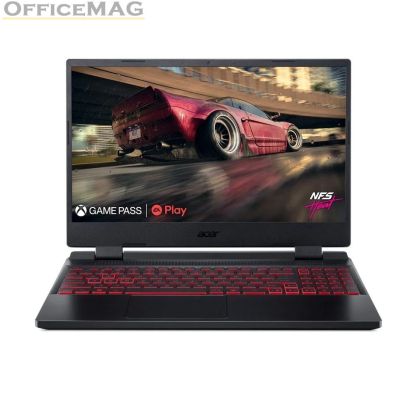 Лаптоп Acer Nitro 5, AN515-47-R0NL, AMD Ryzen 5 7735HS ,15.6" FHD (1920x1080) IPS 144Hz SlimBezel, 16 GB DDR5 , 1024GB NVMe SSD, RTX 3050 4GB GDDR6, Cam&Mic.,WIFI 6E 2X2 BT5.2, Backlit kbd, No OS, Black