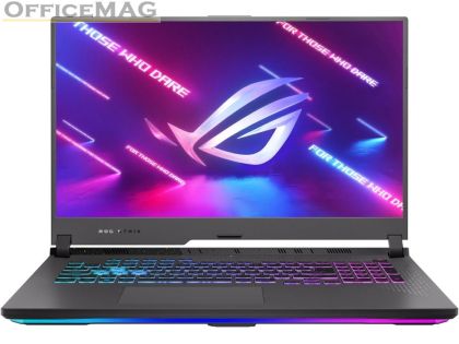 Лаптоп Asus ROG Strix G17 G713RW-LL070W, AMD Ryzen 9 6900XH., 17.3" WQHD AG (2560 x 1440)240Hz,16GB DDR5 4800MHz (2x8 GB), PCIE 4.0 NVME 1TB M.2 SSD,GeForce RTX 3070 Ti  8GB GDDR6 , WiFi 6, RGB Per-Key Kbd, Eclipse Gray