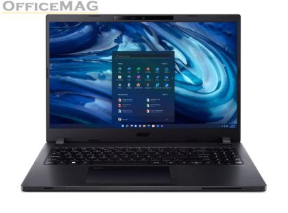 Лаптоп Acer Travelmate TMP215-54-34DU, Intel Core i3 1215U (up to 4.4 GHz, 10MB), 15.6" FHD IPS, 16GB DDR4, SSD 512GB + HDD kit, AX201, FPR,50Wh, Win 11 Pro, 3Y Warranty