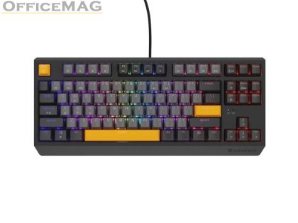 Клавиатура Genesis Gaming Keyboard Thor 230 TKL Anchor Gray Negative US RGB Mechanical Outemu Red