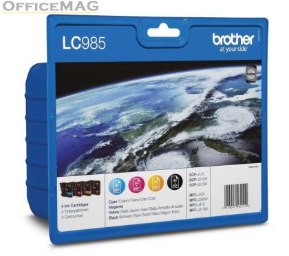 Консуматив Brother LC-985 BK/C/M/Y VALUE BP Ink Cartridge Set