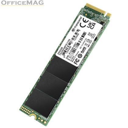 Твърд диск Transcend 250GB, M.2 2280, PCIe Gen3x4, NVMe, TLC, DRAM-less