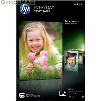 Хартия HP Everyday Glossy Photo Paper-100 sht/10 x 15 cm