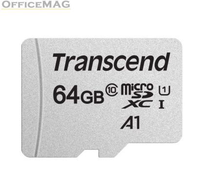 Памет Transcend 64GB microSD w/o adapter UHS-I U1 A1