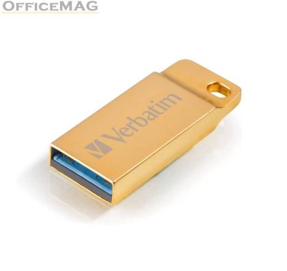 Памет Verbatim Metal Executive 32GB USB 3.0 Gold