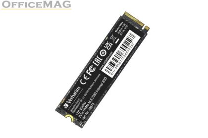 Твърд диск Verbatim Vi3000 Internal PCIe NVMe M.2 SSD 1TB