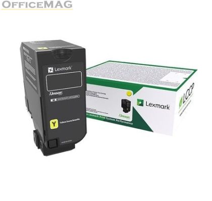 Консуматив Lexmark 75B20Y0 CS728, CS/CX727 Yellow Return Programme 10K Toner Cartridge