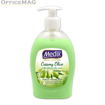 Течен сапун Medix Помпа 400 ml Creamy Olive