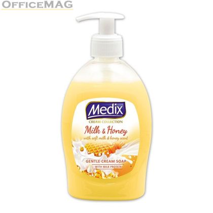 Течен сапун Medix Помпа 400 ml Milk&Honey