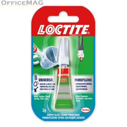 Лепило Loctite Super Bond Universal Моментно 3 g в блистер