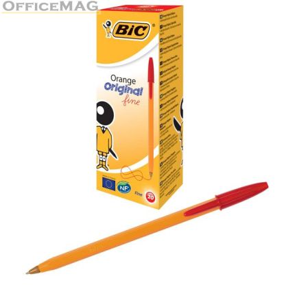 Химикалка Bic Orange Fine 0.3 mm Червена