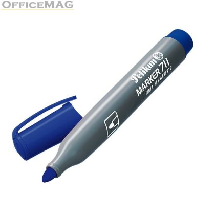 Перманентен маркер Pelikan 711 Объл връх 1.5 mm Син