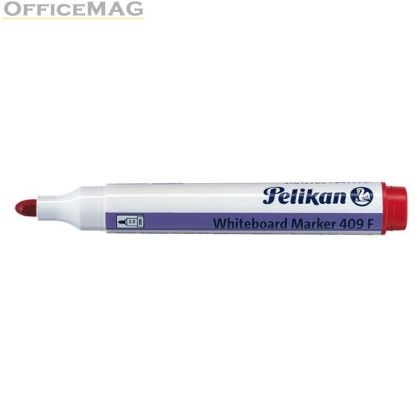 Маркер за бяла дъска Pelikan 409F Объл връх 2 mm Червен