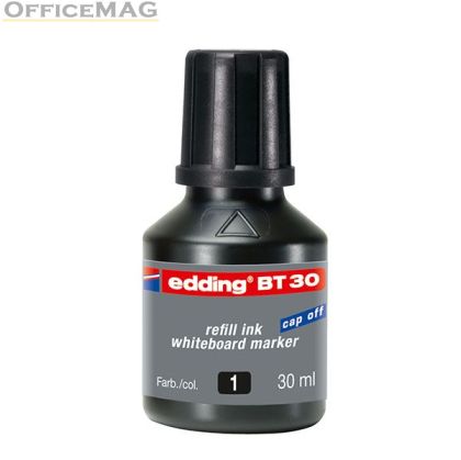 Мастило Edding BT-30 За маркери за бяла дъска, 30 ml Черно