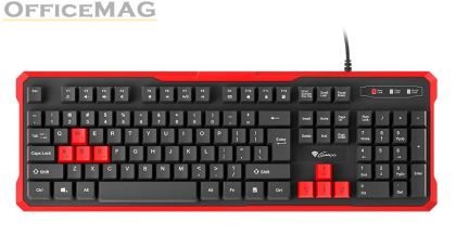 Клавиатура Genesis Gaming Keyboard Rhod 110 Red Us Layout