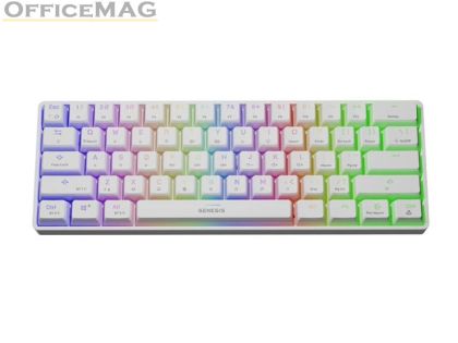 Клавиатура Genesis Mechanical Gaming Keyboard Thor 660 Wireless RGB Backligtht Gateron Red White