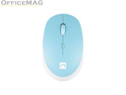 Мишка Natec Mouse Harrier 2, 1600 DPI Bluetooth 5.1 White-Blue