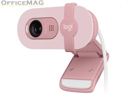 Уебкамера Logitech Brio 100 Full HD Webcam - ROSE - USB - N/A - EMEA28-935 - WEBCAM