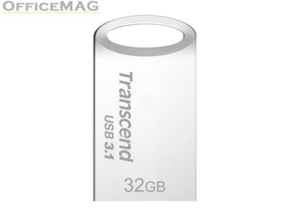 Памет Transcend 32GB JETFLASH 710, USB 3.1, Silver Plating