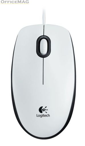 Мишка Logitech Mouse M100 White