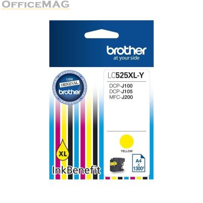 Консуматив Brother LC-525 XL Yellow Ink Cartridge High Yield