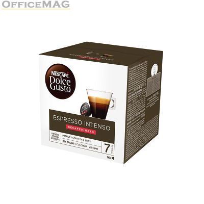 Кафе капсула NESCAFE Dolce Gusto Espresso Intenso Decaffeinato 16 бр.