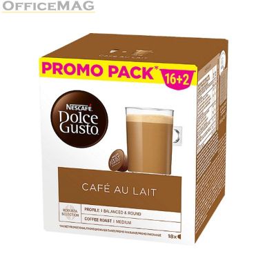 Кафе капсула NESCAFE Dolce Gusto Cafe Au Lait 16+2 бр.